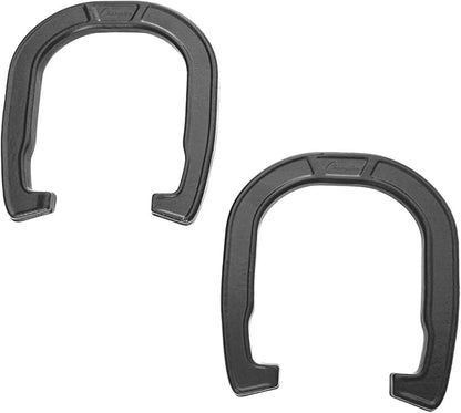 Champion Sports Horseshoe Set: Traditional Outdoor Lawn Game includes Four Professional Solid Steel
