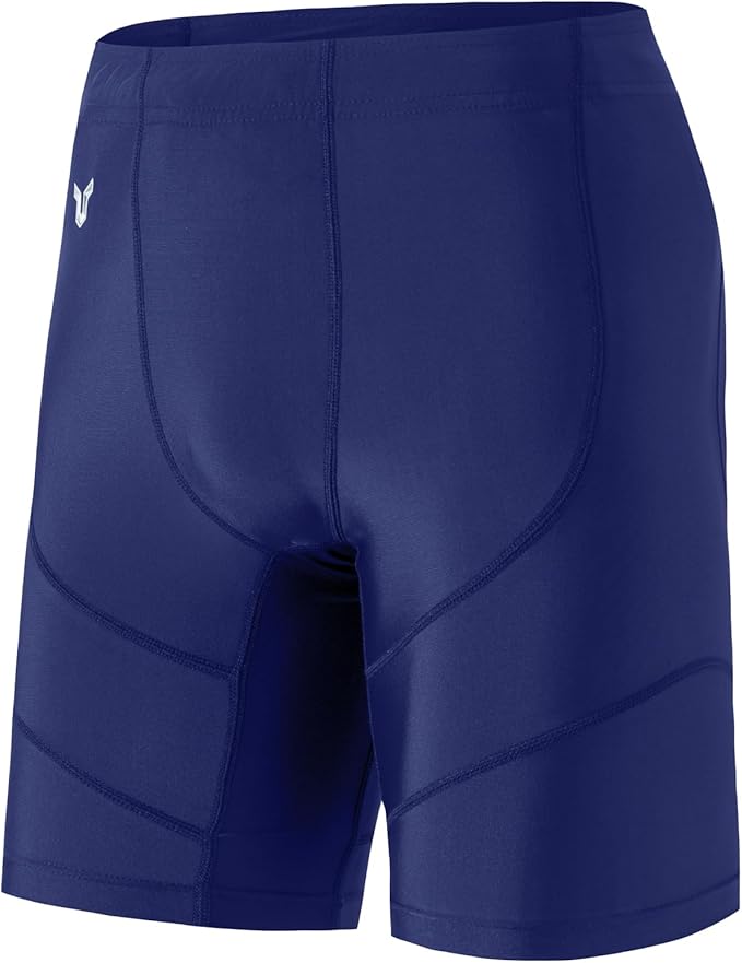 HUGE SPORTS Men's Rash Guard Swim Shorts Compression Swimming Jammer Cool Dry Active Swimsuit