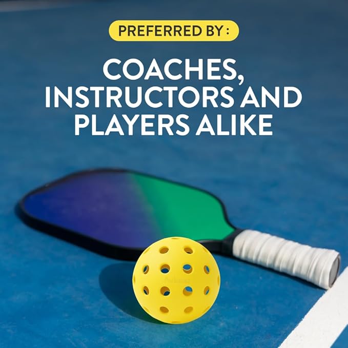 Aviana Outdoor Pickleball Balls - USAPA Approved for Tournament Play | Durable 40-Hole Design |