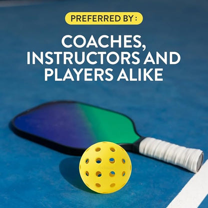 Aviana Outdoor Pickleball Balls - USAPA Approved for Tournament Play | Durable 40-Hole Design |
