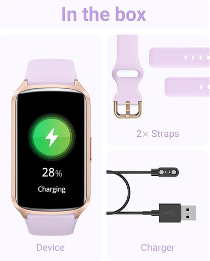 Health Fitness Tracker with 24/7 Heart Rate, Blood Oxygen, Blood Pressure, Sleep Tracker, 5ATM