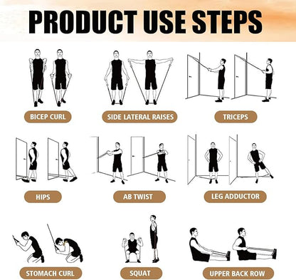 WHATAFIT Resistance Bands, Exercise Bands，Resistance Bands for Working Out, Work Out Bands with