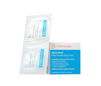 Dr. Dennis Gross Alpha Beta Ultra Gentle Daily Peel: for Dehydrated or Sensitive Skin, Uneven Tone