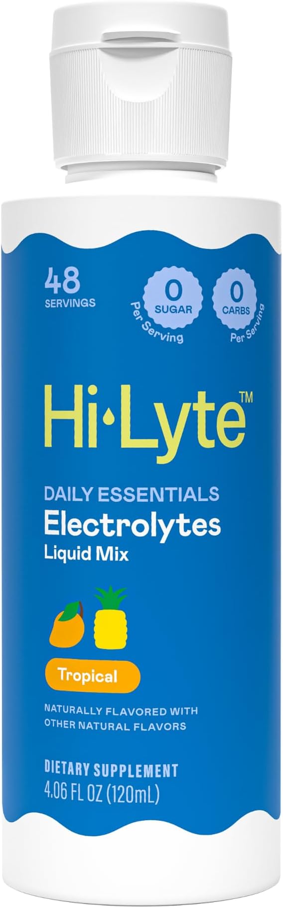 Hi-Lyte Electrolytes for Fasting, Immune Support and Rapid Hydration | Tropicals | NO Calories NO