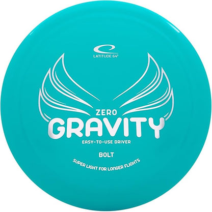 Latitude 64 Gravity Disc Golf Disc Set | 6-Pack Starter Set | Pure, Fuse, Explorer, Saint, Diamond, Bolt | Lightweight, Floating Plastic for Longer Flights | 120-130g (Colors May Vary)