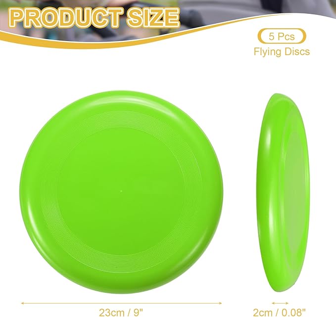 PATIKIL Flying Disc, Plastic Flying Disk Flyer for Outdoor Sports Training Playing Lawn Game