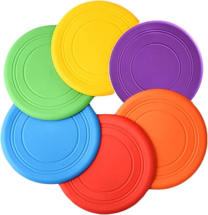 Kids Flying Disc Toy Outdoor Playing Lawn Game Disk Flyer for Kindergarten Teaching Soft Silicone