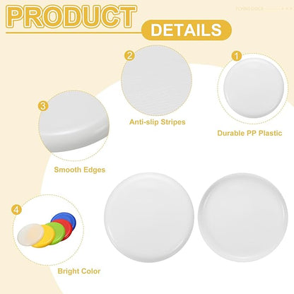 PATIKIL Flying Disc Colorful Plastic Flying Disk Flyer for Outdoor Sports Training Playing Lawn Game