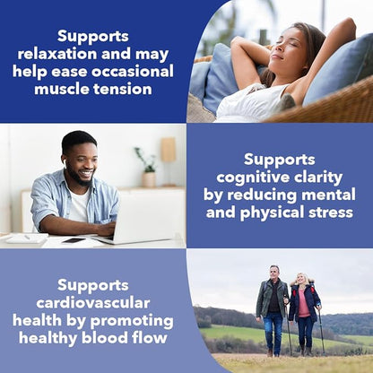 Anxie-T - Stress Relief Supplement - Supports Mood & Mental Focus - Feel Calm and Relaxed - Eases