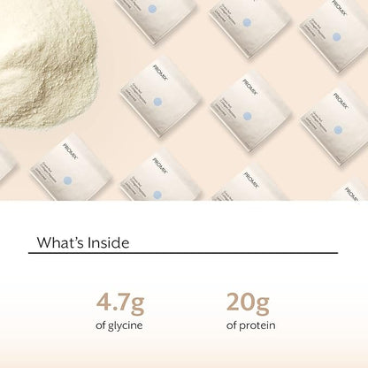 Promix Hydrolyzed Collagen Peptides - Type 1 Grass Fed Collagen, 4.7g glycine, Type 3 bioactive