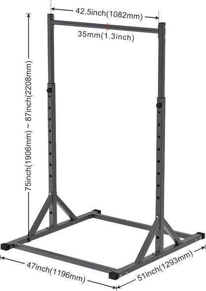 SELEWARE Adjustable Pull Up Station, Multifunction Pull Up Bar, Fully Welded, 500 lbs Capacity