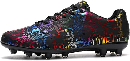 Unisex Low Top AG Sports Soccer Cleats Training Shoes Non-Slip Wear Resistant Football Shoes