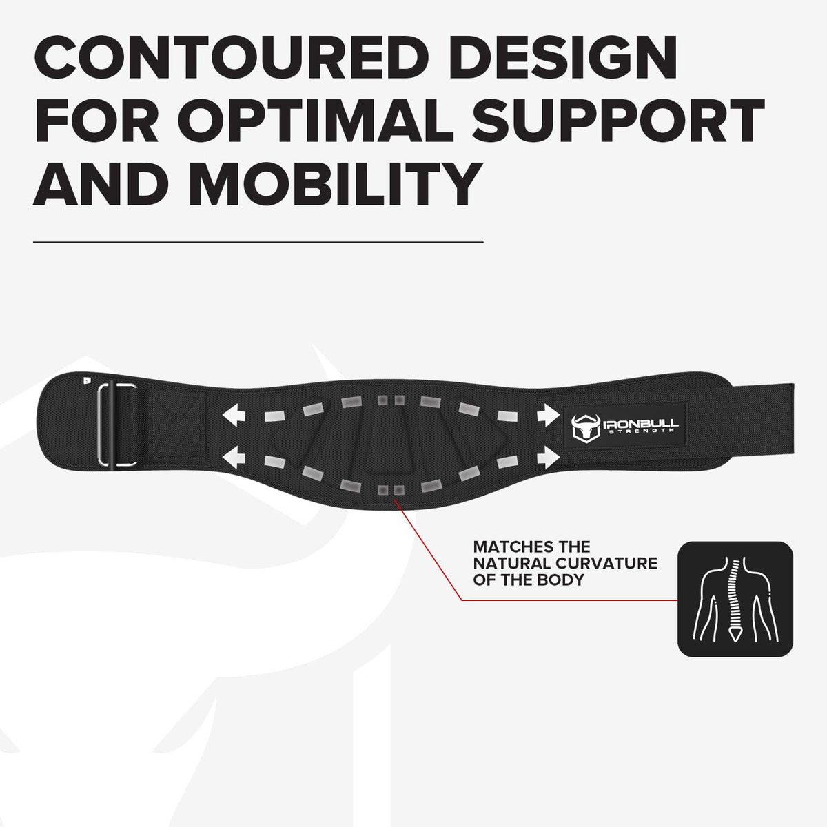 Iron Bull Strength Weightlifting Belt for Men and Women - 6 Inch Auto-Lock Weight Lifting Back