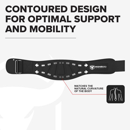 Iron Bull Strength Weightlifting Belt for Men and Women - 6 Inch Auto-Lock Weight Lifting Back