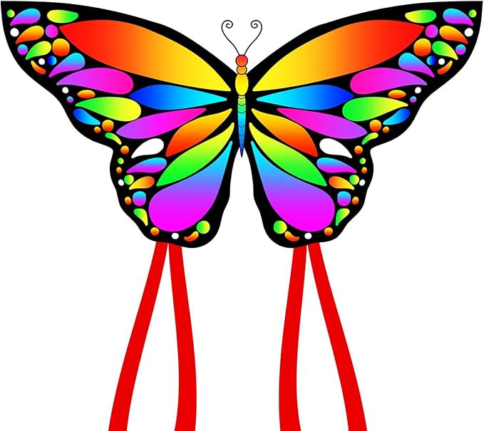New Butterfly Kites for Kids & Adults,Easy to Fly Kite,Best Kite for Beginners,Kites for Kids Age