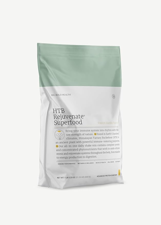 BIG BOLD HEALTH HTB Rejuvenate Superfood Plant-Based Protein Powder ??Himalayan Tartary Buckwheat