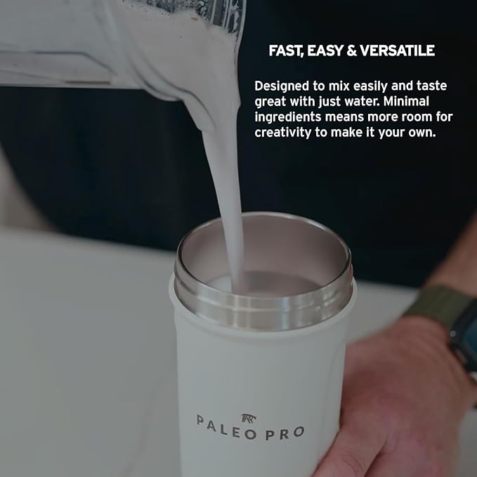 PaleoPro Protein Powder Grass-Fed, Pastured, Cage-Free Protein | Gluten & Dairy Free. No Sugar