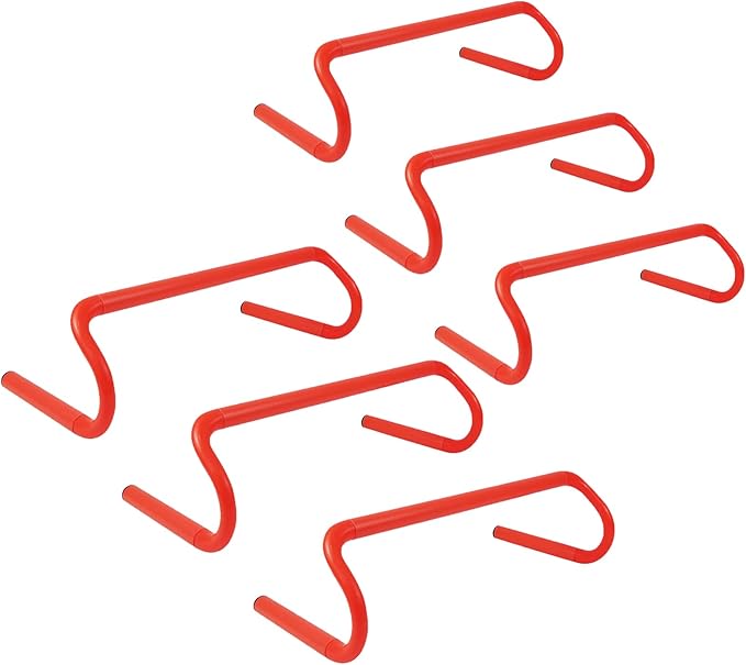 6 Pack Agility Speed Training Hurdles- 6" Detachable Agility Training Hurdles- Sports Practice