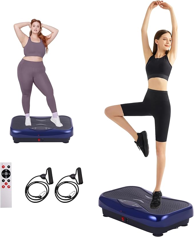 Whole Body Vibration Plate Exercise Machine ??Power Vibrating Plate for Lymphatic Drainage Weight