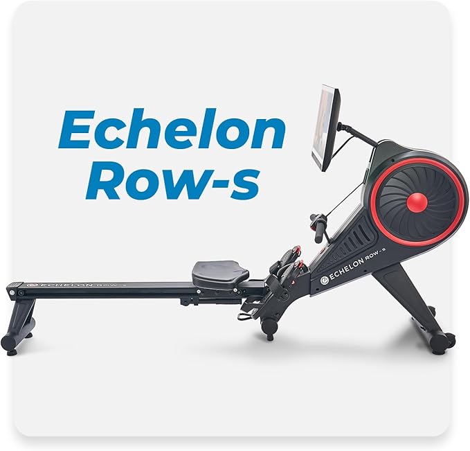 Echelon Row Series ??Foldable Rowing Machine for Full-Body, Low-Impact Workouts with 22??Rotating