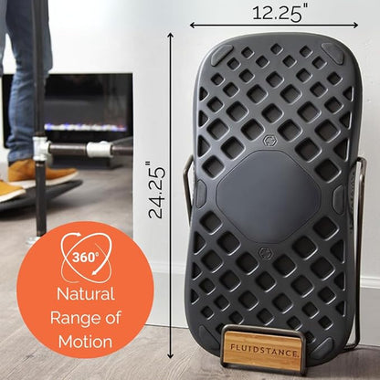 FluidStance Adult Balance Board for Standing Desk - Anti Fatigue USA Made 360 Degree Rocker Wobble