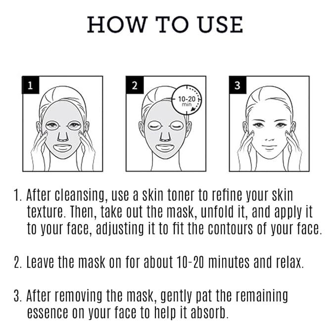 Amino Brightening & Clearing Facial Sheet Mask | Vitamin C, Lotus Extract for Acne Scars