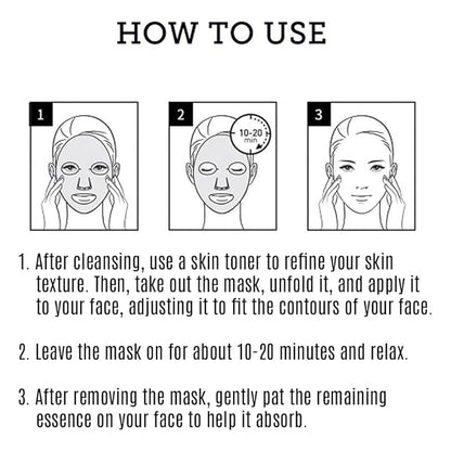 Amino Pore-Tight Facial Sheet Mask | Amino Acid Complex, Tea Tree Oil, Zinc PCA for Acne-Prone
