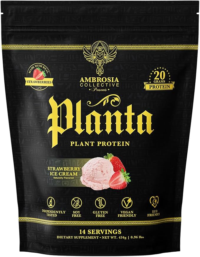 Ambrosia Planta - Premium Plant-Based Protein | Vegan & Keto Friendly | Gourmet Flavors with No
