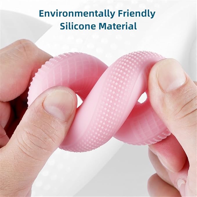 Grip Strength Trainer,Silicone Hand Grip Strengthener Ring,Finger Grip Workout - Double Force Grip