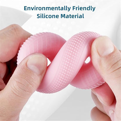 Grip Strength Trainer,Silicone Hand Grip Strengthener Ring,Finger Grip Workout - Double Force Grip