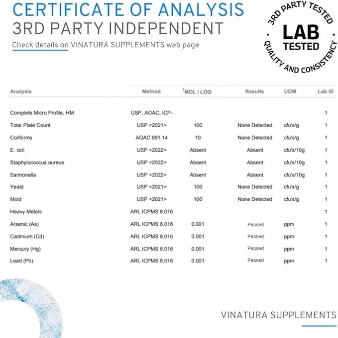 HMB Creatine Leucine Powder - 5g Creatine Monohydrate, 3g HMB Supplement, 3g L-Leucine - Vitamin