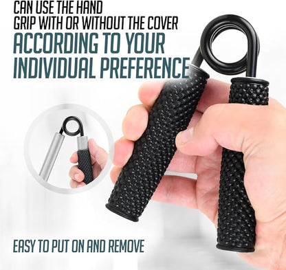 Logest Metal Hand Grip Strengthener 100LB-350LB No Slip Heavy-Duty Grip Strengthener with Gift Box