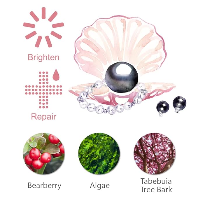 My Beauty Diary-Black Pearl Brightening Facial Mask, Intense Brightening and Ulta Hydrating, Rich