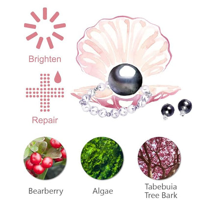 My Beauty Diary-Black Pearl Brightening Facial Mask, Intense Brightening and Ulta Hydrating, Rich