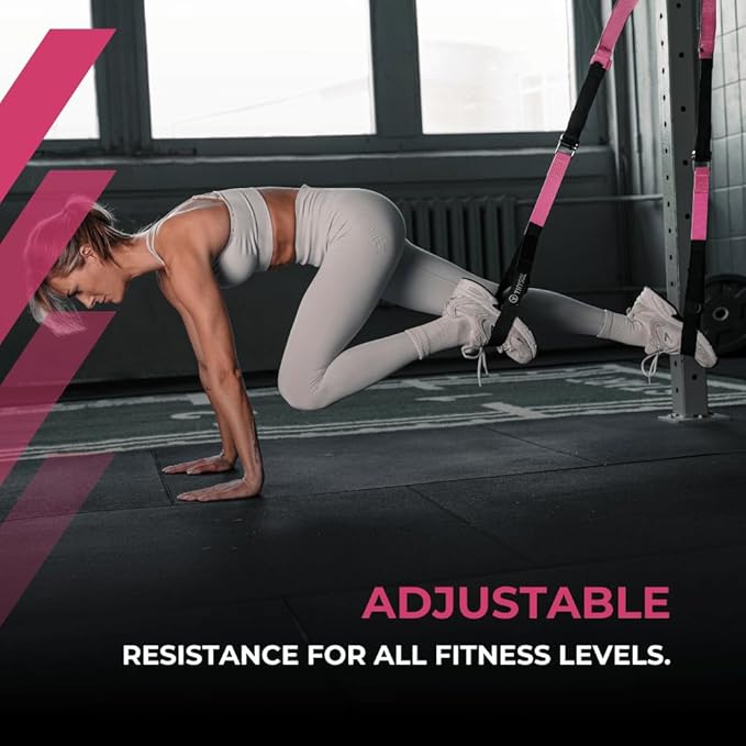 THYSOL® Resistance Trainer Pro Xtreme Straps Army | Sling Trainer Set with Adjustable Door Anchor |