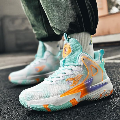 Basketball Shoes for Womens and Mens, Breathable Non Slip Outdoor Casual Unisex-Adult Fashion