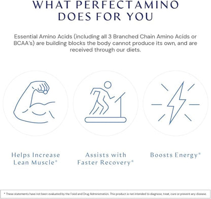 BodyHealth PerfectAmino Tablets, (3-Pack) Essential Amino Acid with BCAAs + Lysine, Phenylalanine