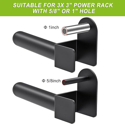 Kipika Weight Plate Holder for 2x2 and 3x3 Power Rack - Attachment for Storage - Fits Standard