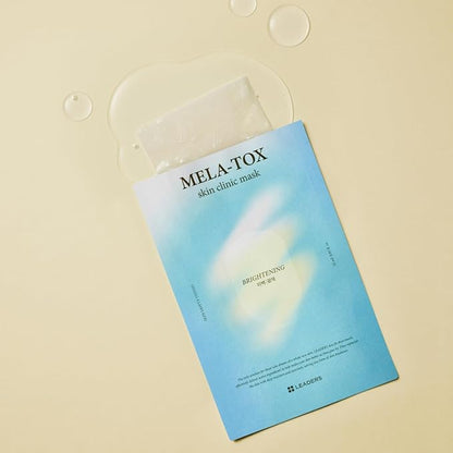 LEADERS Mela-Tox Skin Clinic Mask | Help Support and Refresh Skin Mask, Gentle & Non Irritating |