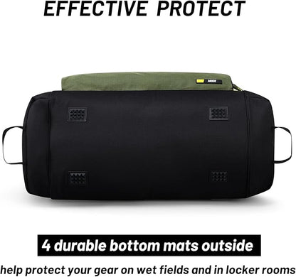 MIER Large Duffel Bag Men's Gym Bag with Shoe Compartment, 60L