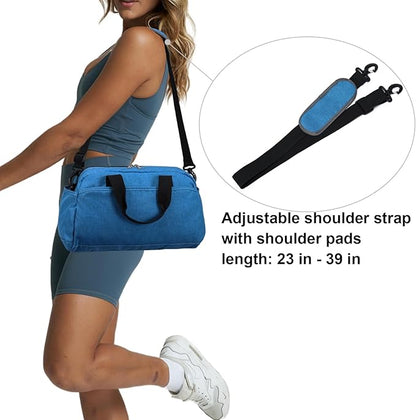 14 inch Small Gym Bag for Women & Men, Mini Duffel Bag for Travel Sports Lightweight Carry On