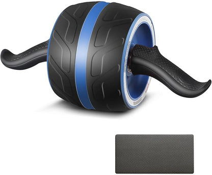 AB Wheel Roller with Resistance Spring, Automatic Rebound Exercise Abdominal Ultra-Wide Wheels