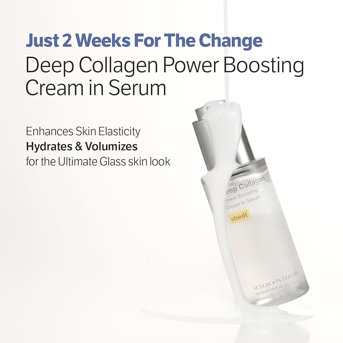 SUNGBOON EDITOR Deep Collagen Boost Set | Collagen Face Mask & Serum for Face, Real collagen