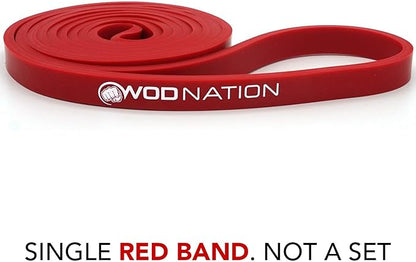 WOD Nation Pull Up Assistance Bands (10-175lbs Band) - Best for Pullup Assist, Chin Ups, Resistance