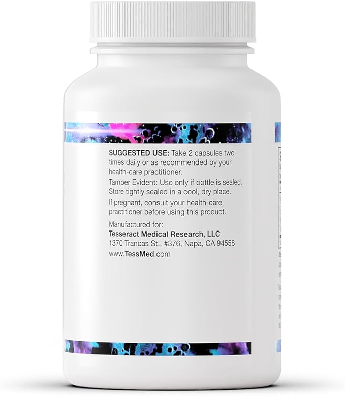Tesseract NOX Flo SR Nitric Oxide Booster, Vascular Health Supplement, 120 Capsules