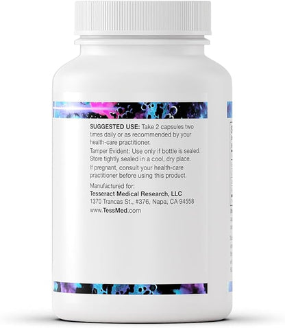 Tesseract NOX Flo SR Nitric Oxide Booster, Vascular Health Supplement, 120 Capsules