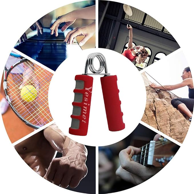 2 Pack Hand Grip Strengthener Set, Forearm Exerciser, Finger Gripper, Grip Strength Trainer, Hand