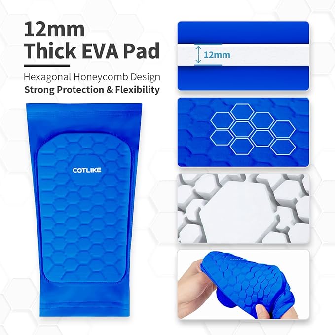 Soccer Shin Guards for Kids Youth Adults, Shin Guard Soccer Sleeves for 2-18 Years Old Boys Girls