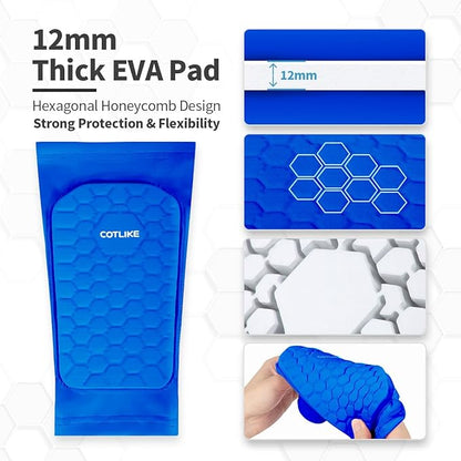 Soccer Shin Guards for Kids Youth Adults, Shin Guard Soccer Sleeves for 2-18 Years Old Boys Girls