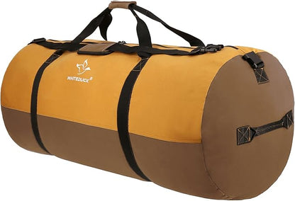 WHITEDUCK Heavy Duty Canvas Duffel Bag for Men and Women - Foldable Military Army Style Duffel Bag